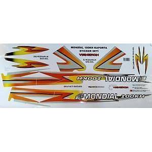 Mondial KH Kaporta Sticker Seti Yaz�l�