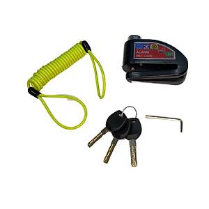 T�m Motosikletlere Uygun Alarml� Disk kilidi Siyah - �p Dahil 120 CM