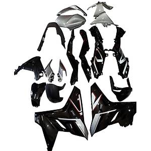 Cf Moto 250 Sr Kaporta Seti Velocity Gri Stickerli