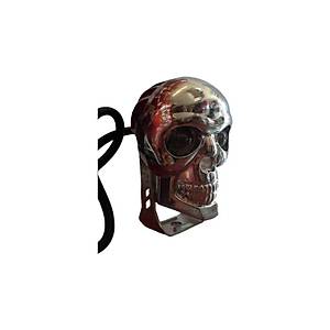 Motosiklet Kuru Kafa Model Nikel Sis Farı Beyaz - Sarı Güçlü Işık 8*6 cm 1 Adet