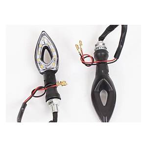 Motosiklet ��gen Sinyal Tak�m� (2 Adet)  Sar� I��k