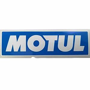 Motul Sticker Mavi Beyaz 14x4 cm
