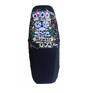 Cg,Cup,Drift Uyumlu Motosiklet Koltuk K�l�f� Gamble Dijital Bask�