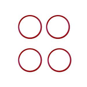 MOTOS�KLET Yanak Tak�m� 17 Jant K�rm�z� 4 Adet �nce KIRMIZI