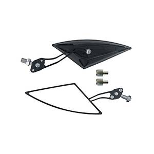 Motosiklet Ayna Tak�m� ��gen Siyah 10 MM - 8 MM D�n���m Aparatl�