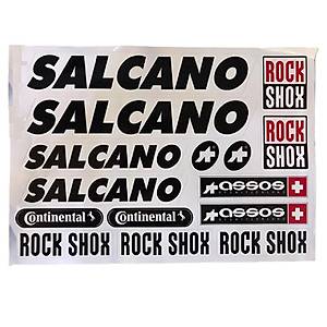 Salcano Sticker Seti Siyah 