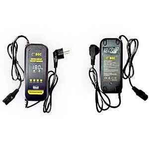 E-Bike �arj Cihaz� 48V 20A Dijital �arj G�stergeli BGC