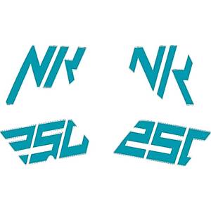 CF Moto NK 250 Turkuaz Etiket Seti Orijinal