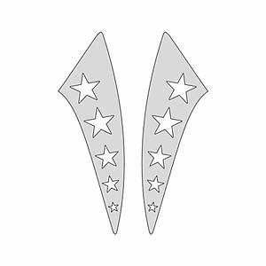 CG �amurluk Stickeri Yan Y�ld�zl� Nikel