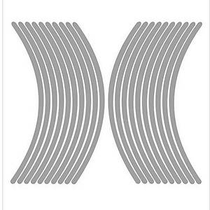 Motosiklet Gri Jant �eridi Reflekt�rl� �n- Arka