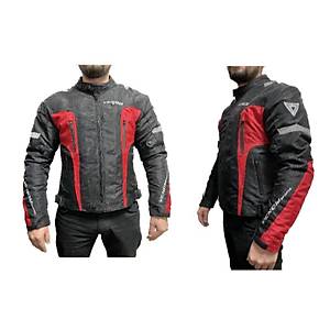 Venom Air Racing Siyah - K�rm�z� 4 Mevsim Motosiklet Montu