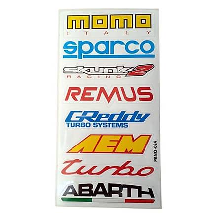 Momo - Abarth Sticker Seti