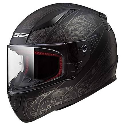 Ls2 Rapid Crypt Mat Siyah Motosiklet Kask