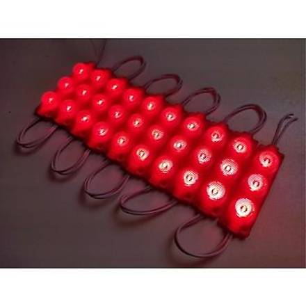 Parmak Led 10 Lu Set K�rm�z� 12 Volt