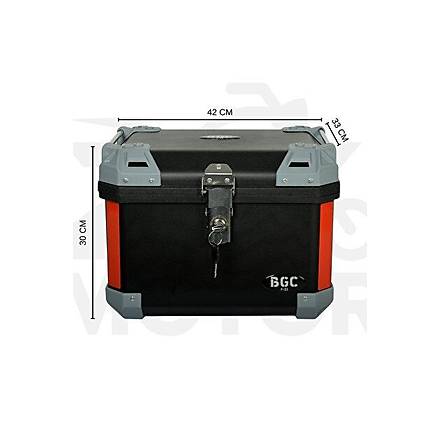 Motosiklet Arka �anta Kare Nardo Gri Abs 42 Lt. BGC
