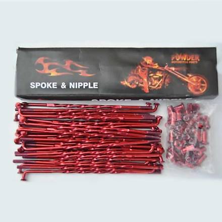 Jant Teli 4x160 Burgulu Krmz Set 36 Adet