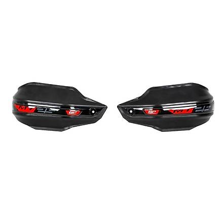 GP Kompozit Yamaha MT-25 2015-2023 Uyumlu Plastik Elcik Koruma Siyah - Krmz