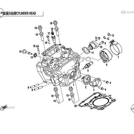 Cf Moto NK 250 Gaz Kelebei Gvdesi Balant Borusu Orijinal