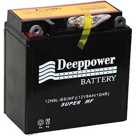 12 Volt 9 Amper Motosiklet Aks DEEPPOWER Dik Kasa