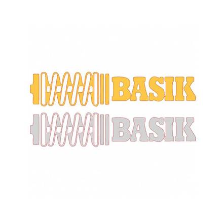 Bask Sticker 15*3 cm