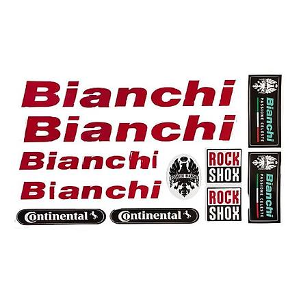 Bianchi Sticker Seti Krmz