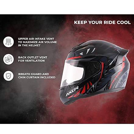 Axor Rage Python Siyah Gri Kask