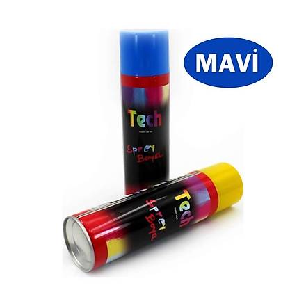 Tech Sprey Boya 170 Gr (Mavi-Krmz-Siyah-Beyaz)