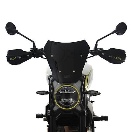 GP Kompozit CF Moto 250 CL-X 2022-2023 Uyumlu Plastik Elcik Koruma Siyah Sar