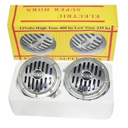 Nikel Hella Tip Yksek Ses Korna 12V (Hella Korna) Takm