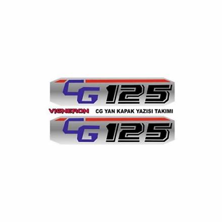 CG 125 Yan Kapak Yaz Takm Yaptrma