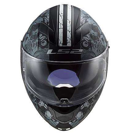 LS2 Stream Evo Kask Throne Mat Siyah Titanium