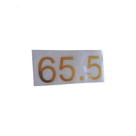 65.5 Sticker Yaptrma  6x3,5 Cm