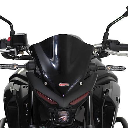 GP Kompozit Yamaha MT-25 2020-2023 Uyumlu Spor Cam Siyah