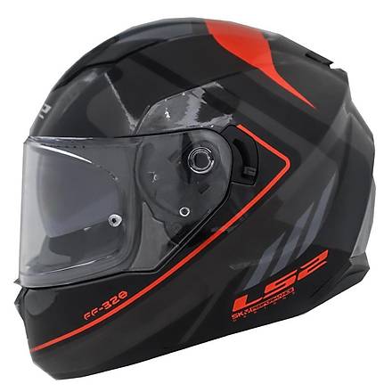 Ls2 Stream Evo Ggo Mat Siyah-Krmz Kask