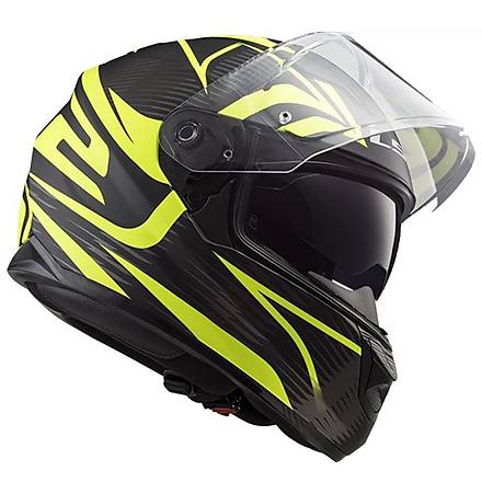 LS2 Stream Evo Jink Neon Sar Motosiklet Kask