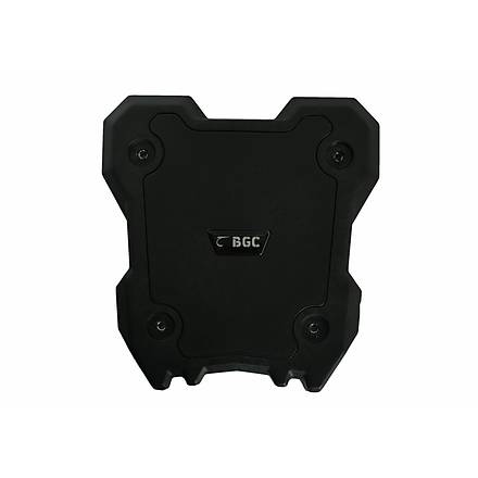 Motosiklet Arka �anta Kare Siyah-Gri 42 lt. Abs BGC