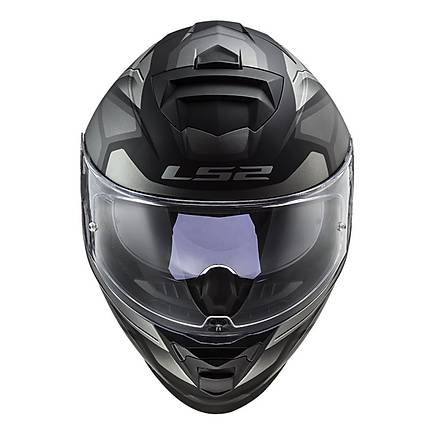 LS2 Storm Faster Mat Titanium Motosiklet Kask