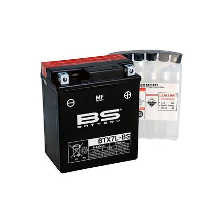 Bs-Battery Btx7l-Bs 12V 6Ah 85Cca Agm Bakmsz Motosiklet Aks