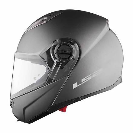 LS2 Guroni Mat Titanium Motosiklet Kask
