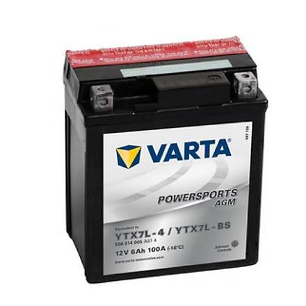 Varta 12V 6Ah YTX7L BS Motosiklet Aks
