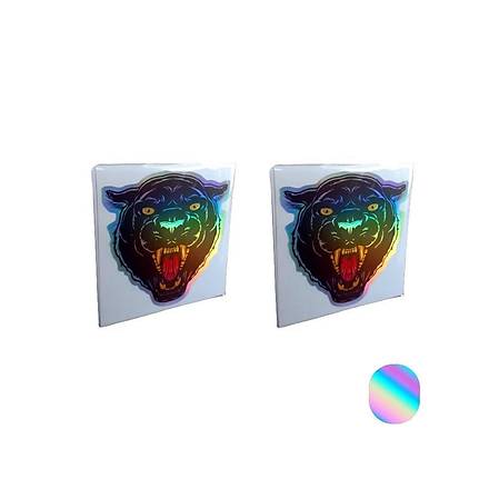 Jaguar Hologram Sticker 2 ' Li - 9*9 cm