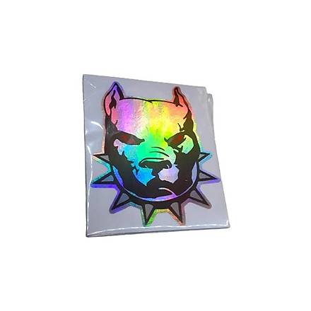 PitBull Hologram Sticker 10*8 cm