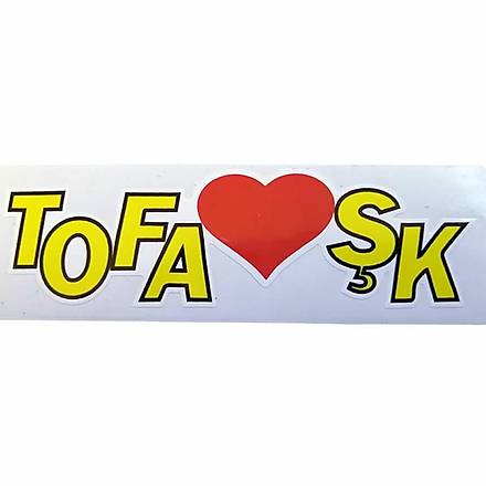 Tofaþk Sticker Sarý 15x4 cm