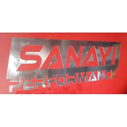 Sanayi Performance Sticker Nikel 20CM X 6CM