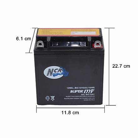 Cup100 Motosiklet Jel Ak 12N5L-BS