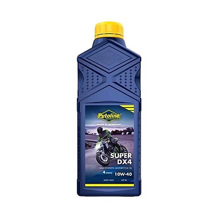 Putoline 1 L bottle Super DX4 10W-40 Yar Sentetik Motosiklet Ya