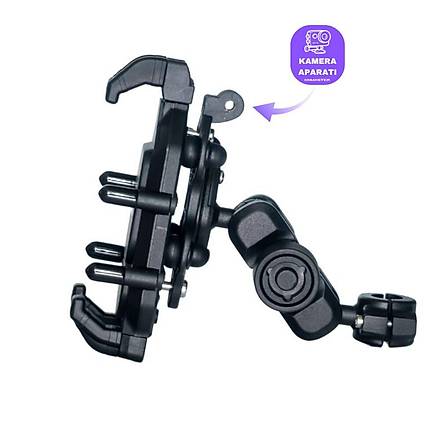 Knmaster TT-860 Titre�im Engelleyicili T�m Motosikletlere Uyumlu Telefon Tutucu