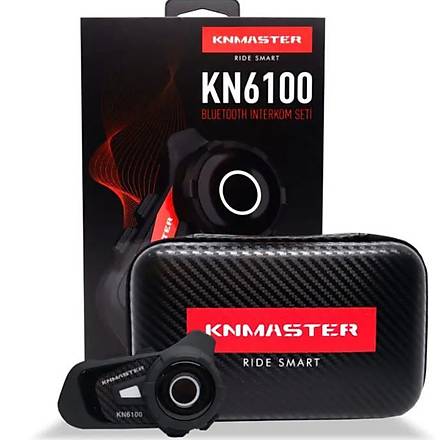 Knmaster KN6100 Karbon - Bluetooth nterkom Seti