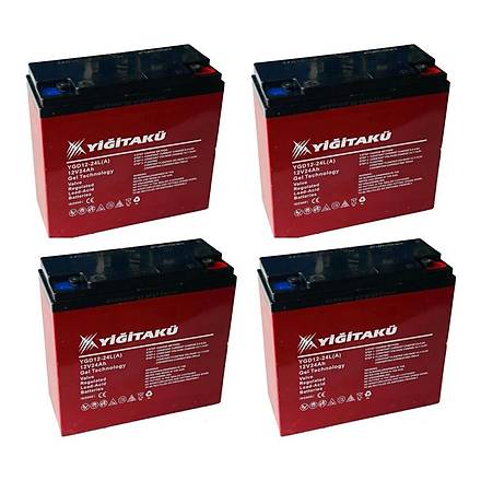 Yi�it Ak� 12 V 24 AH Elektrikli Bisiklet Ak�s� - 4l�
