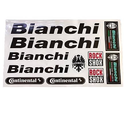 Bianchi Sticker Seti Siyah